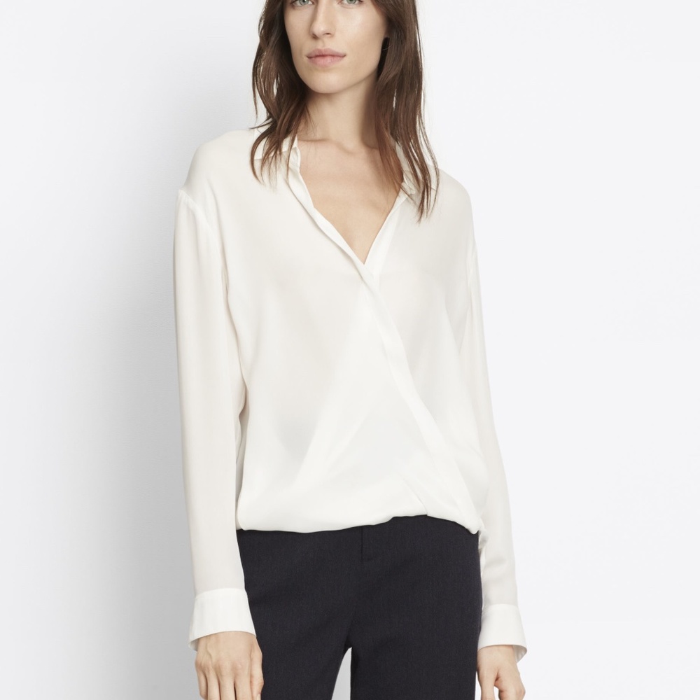 Vince Cream Blouse